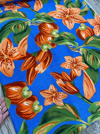 TECIDO VISCOSE ESTAMPADA