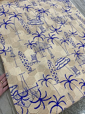 TECIDO VISCOSE ESTAMPADA