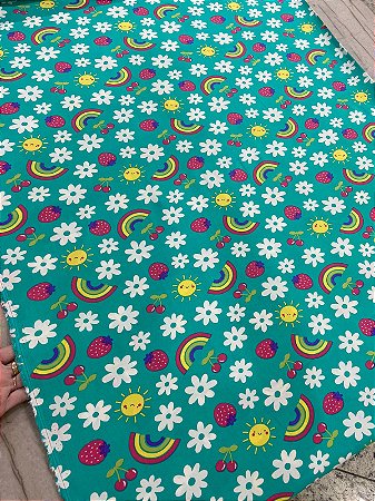 TECIDO VISCOSE ESTAMPADA
