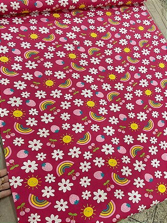 TECIDO VISCOSE ESTAMPADA
