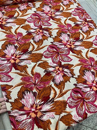 TECIDO VISCOSE ESTAMPADA