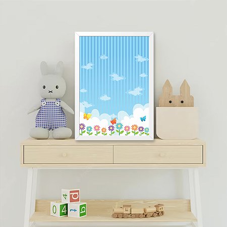 Flores com Céu Azul