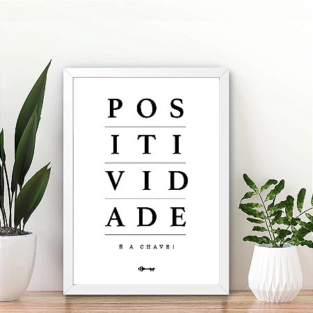 Quadro  Frases Positividade
