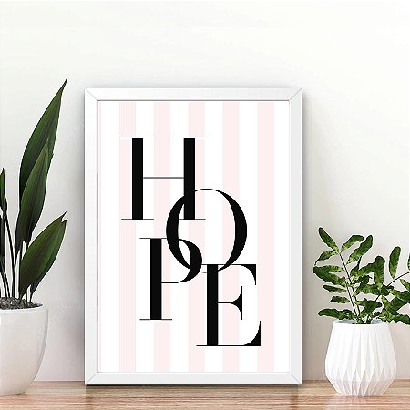 Quadro Decorativo Hope