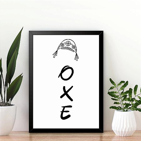 Quadro Decorativo OXE