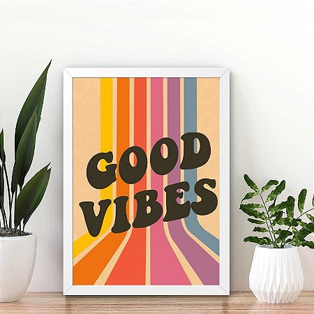 Quadro Good Vibes