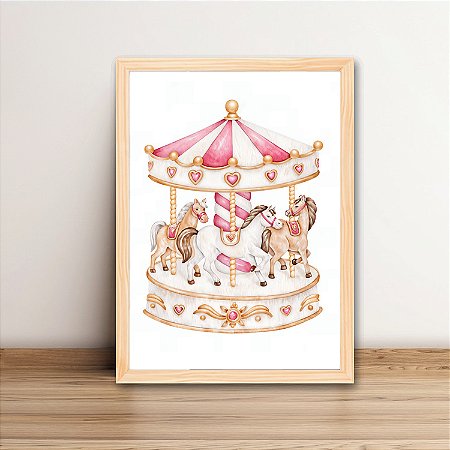 Quadro Decorativo Carroussel