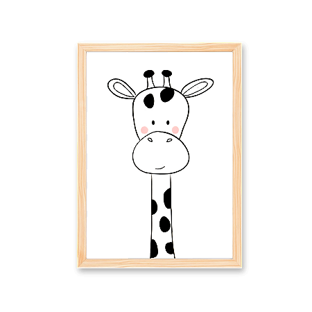 Quadro Decorativo Girafinha