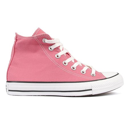 converse all star cano alto rosa