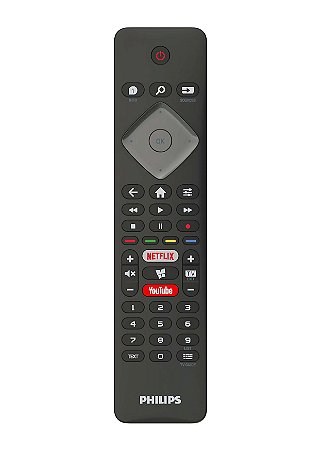 Controle Remoto Smart TV Philips 32PHG6825, 43PFG6825, 50PUG7625, 55PUG7625, 58PUG7625, 65PUG7625, 70PUG7625