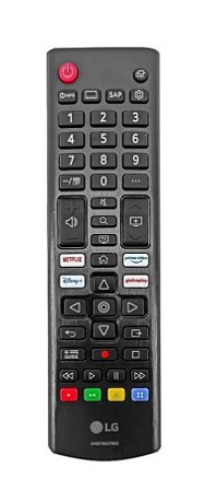 Controle Remoto LG Smart Akb76037602 Netflix Prime Vídeo