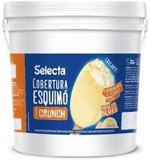 Cobertura Skimo Chocolate branco Crunch SELECTA 4kg