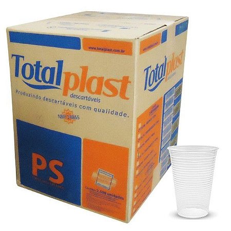 Copo 200ml Transperante TOTAL (25x100:2500)