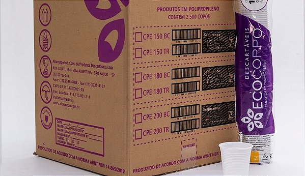 Copo 300ml Ecocopo (25x100:2500)