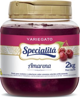 Pasta para recheio Specialitá Variegato Amarena 2kg