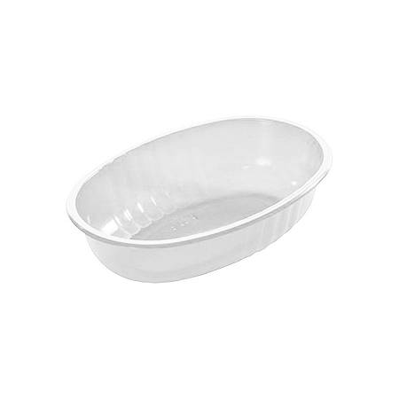 Bandeja Pote Oval Descartável Kopus Branco