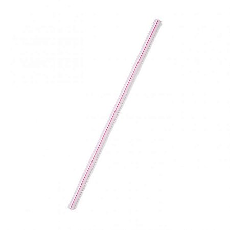 Canudo Plástico Sache 20,5 x 5 mm Cropac