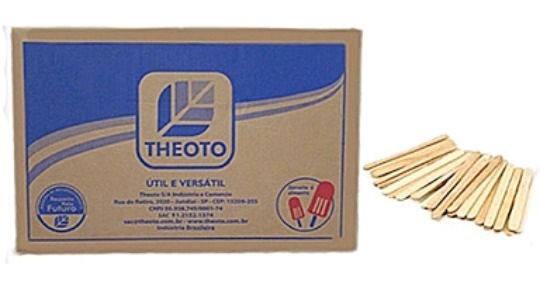 Palito Picolé Madeira THEOTO (10000) Já Já Redondo