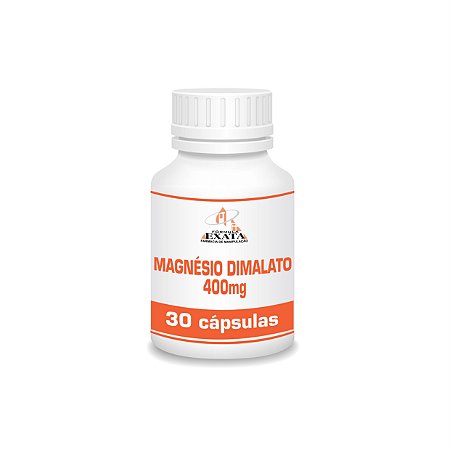 MAGNÉSIO DIMALATO 400mg - 30 cápsulas