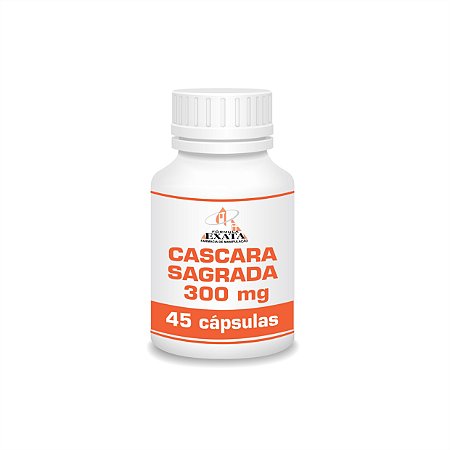 CASCARA SAGRADA 300mg - 45 cápsulas