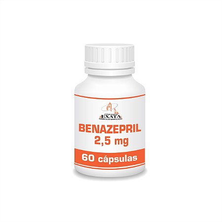 BENAZEPRIL 2,5mg 60 cápsulas - USO VETERINÁRIO