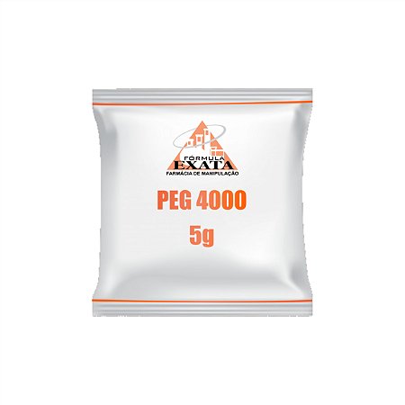 PEG 4000 (Polietilenoglicol 4000) 5g - 30 sachês