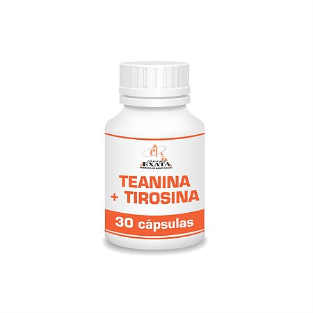 TIROSINA 500mg + TEANINA 200mg 30 cápsulas