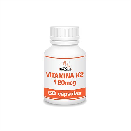 VITAMINA K2 (MK7) 120mcg - 60 cápsulas