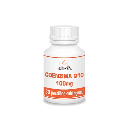 COENZIMA Q10 100mg 30 pastilhas sublinguais