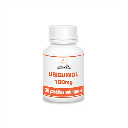 UBIQUINOL 100mg 30 pastilhas sublinguais