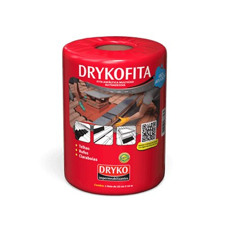 Drykofita Fita Autoadesiva Aluminio 20Cmx10M - Dryko