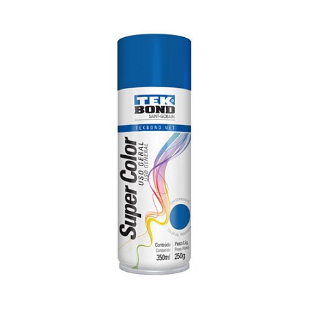 Tinta Aerossol Azul Uso Geral 350 Ml - Tekbond