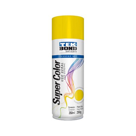 Tinta Aerossol Amarelo Uso Geral 350 Ml - Tekbond