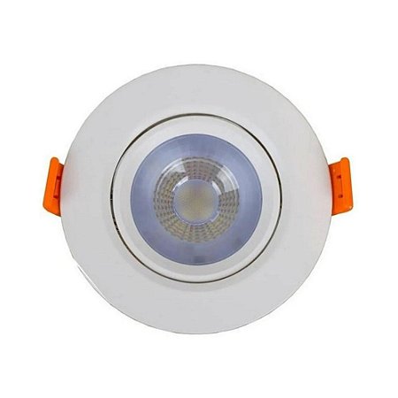 Spot 3W Redondo Embutir Amarela (3000K) - Lightronic