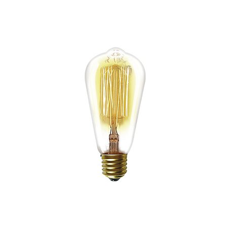Lampada Filamento De Carbono ST64 40 W 127 V - Taschibra