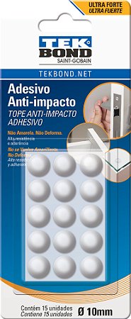 Protetor Ades Anti- Impacto Gota 10Mm Cart C/15 Un - Tekbond