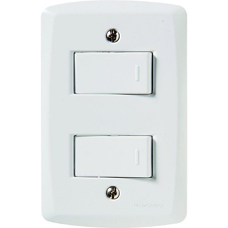 Interruptor 2S Simples 10A/250V Lux2 - Tramontina