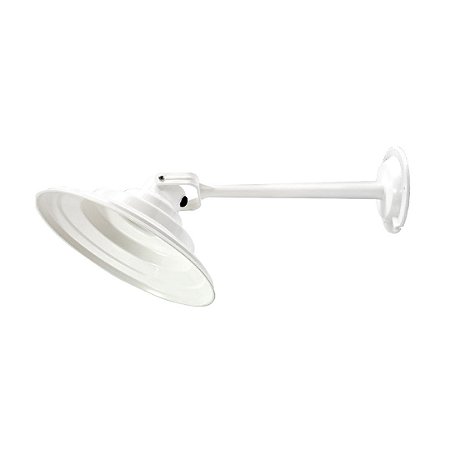 Arandela Abt P/Lamp Hmi 60W E27 Prato E Garfo Em Pp Branco - Olivo