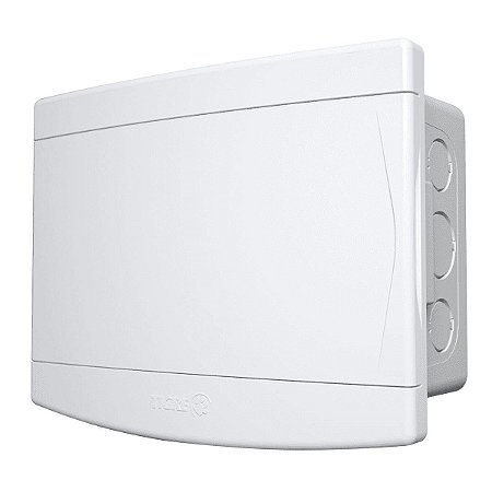 Quadro De Distribuicao Embutir 6/8 Disjuntores Sem Barramento Branco - Tigre