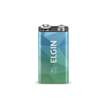 Bateria Alcalina 9V Blister 1 Peca - Elgin