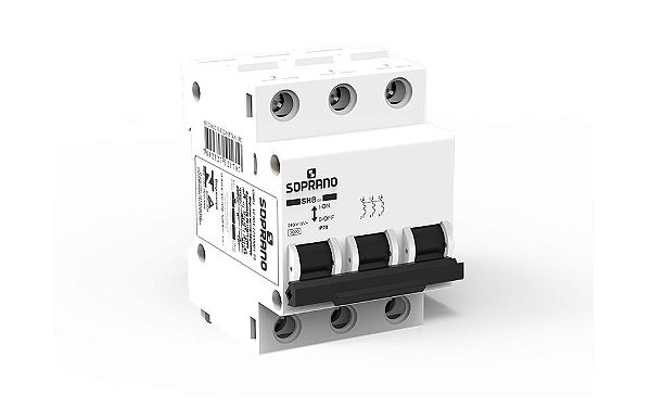 Disjuntor Tripolar 20 A Din - Soprano