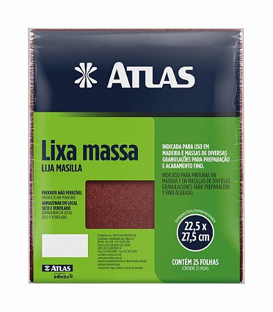 Lixa Massa Grão 100 - Atlas