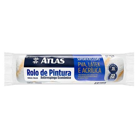 Rolo de La Sintetico 23Cm Sem Suporte - Atlas