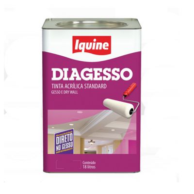 Tinta Diagesso Acrilico Branco Neve 18 L - Iquine