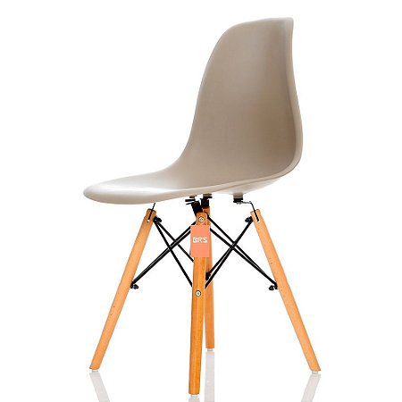 Conjunto 6 Cadeiras Charles Eames Eiffel DSW - Nude - BRS
