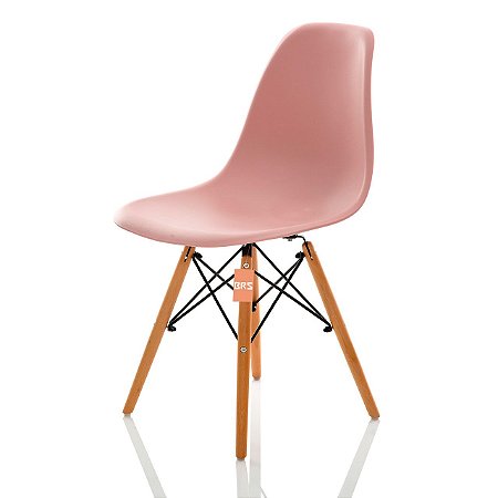 Conjunto 4 Cadeiras Charles Eames Eiffel Rosa - BRS