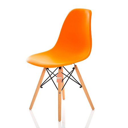 Cadeira Charles Eames Eiffel DSW - Laranja - BRS