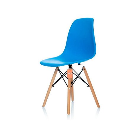 Cadeira Charles Eames Eiffel DSW - Azul - BRS