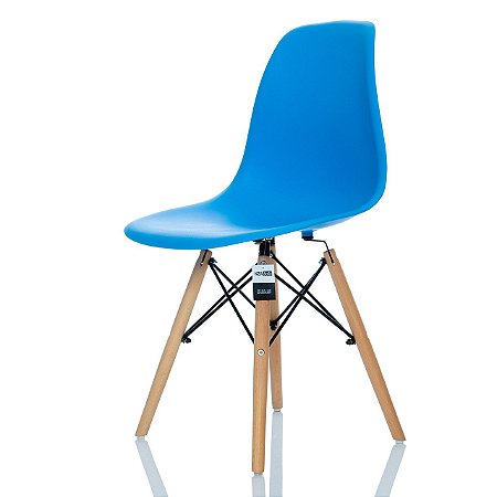 Conjunto 2 Cadeiras Charles Eames Eiffel DSW - Azul - BRS