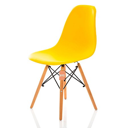 Conjunto 2 Cadeiras Charles Eames Eiffel DSW - Amarela- BRS